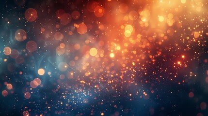 Immerse in the abstract world of soft bokeh lights, creating dreamy backgrounds with rich textures and colors - obrazy, fototapety, plakaty