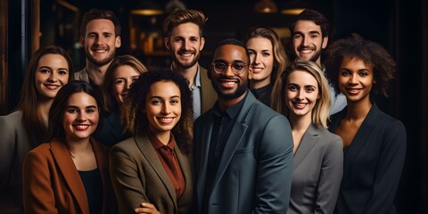 Diverse group of Indian professionals posing confidently for team profile pictures. Concept Corporate Photoshoot, Team Portraits, Professional Poses, Diverse Group, Confidence