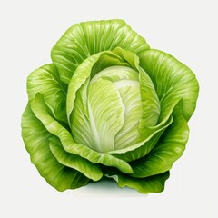 Obraz premium lettuce watercolor