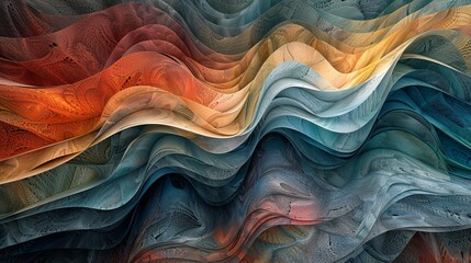 Journey through surreal fractal landscapes, where each curve and color tells a story of mathematical elegance