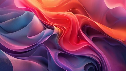 Revel in the abstract beauty of digital landscapes where backgrounds are painted with the softest gradients and textures