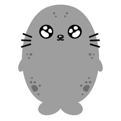 Seal Cartoon illustration Cute Seal Cartoon Sea Animal Cartoon