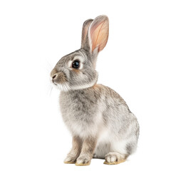 rabbit doing something random . on transparency background PNG