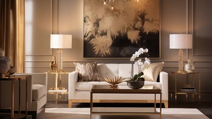 Golden Glow Infuse your space with the warm radiance of golden tones