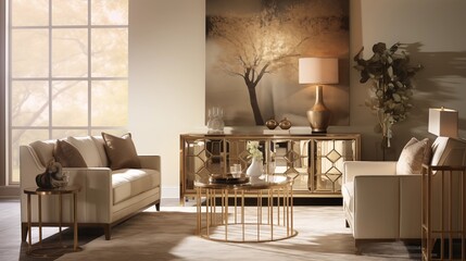 Golden Glow Infuse your space with the warm radiance of golden tones