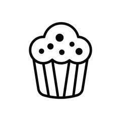 cake icon vector template simple and clean