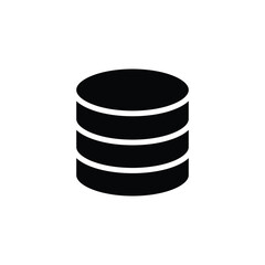 database icon vector template simple and clean