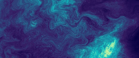 Fototapeta premium Dark blue abstract floating texture that resembles stone, marble