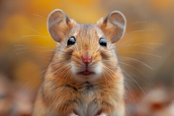 Close Up of a Mouse With Blurry Background