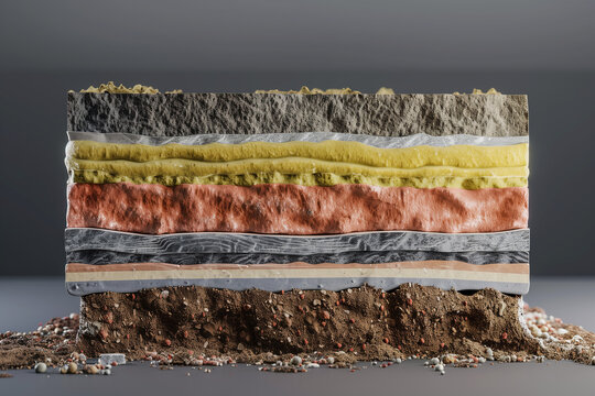 3:2 Illustration of Soil Layers: Unveiling the Earth's Hidden Tapestry.