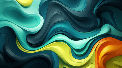 Fototapeta premium abstract background with waves