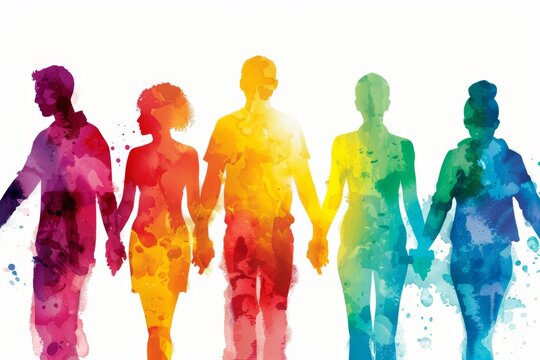 LGBTQ Pride decorum. Rainbow luminous colorful tawny diversity Flag. Gradient motley colored lgbtqia2s2ppiaa LGBT rights parade festival illustration program diverse gender illustration