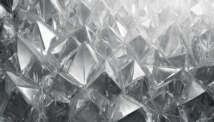 3D clear background texture abstract crystal