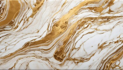 Obraz premium White and gold marble tile texture