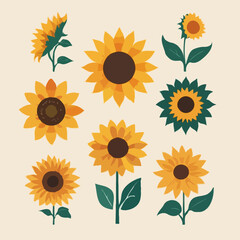 abstract sunflower background
