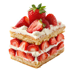 Strawberry Shortcake, transparent background, isolated image, generative AI