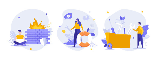 Set Of Business Characters Concepts