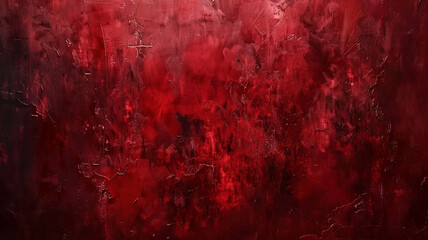 dark red background.
