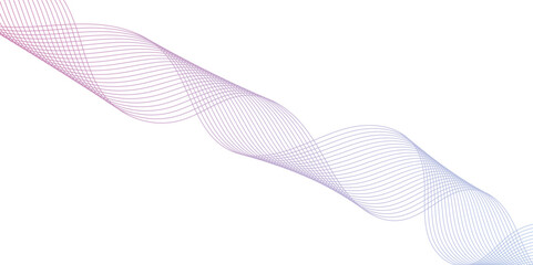 Modern glowing wavy lines with technology connection concept. Abstract technology lines mesh background. Abstract digital motion lines. Vector wave curve gradient pattern blend.