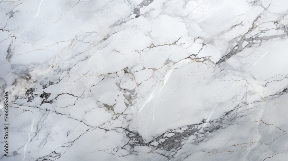 Wall mural White marble texture in natural pattern with high resolution for background