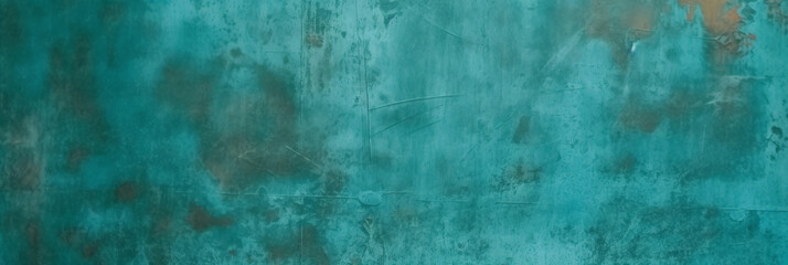 Fototapeta na wymiar turquoise wall texture surface background , blue green wall vintage old background