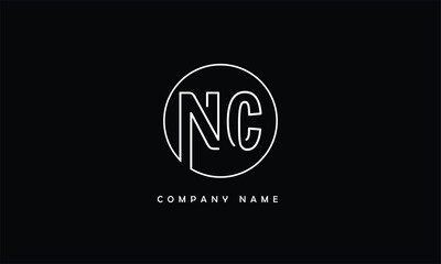 NC, CN, N, C Abstract Letters Logo Monogram