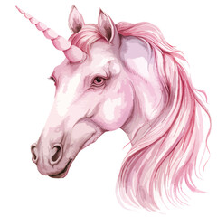Obraz na płótnie Canvas Watercolor illustration of a unicorn vector