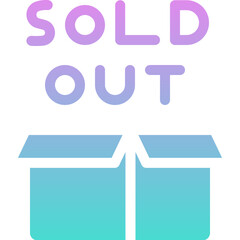 Sold out icon