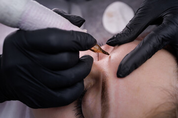 PMU Procedure, Permanent Eyebrow Makeup.