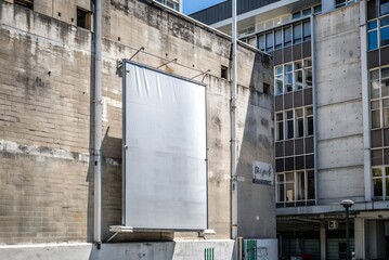 Billboard, poster, banner mockup. Adversiting mockup.