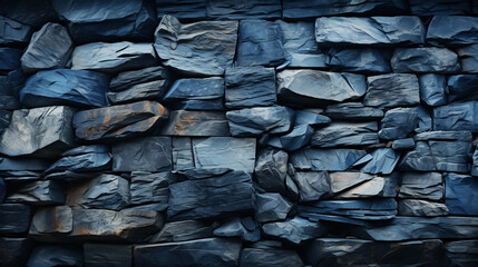 blue stones wall background
