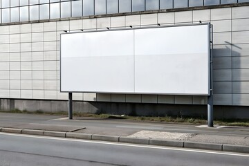 Fototapeta premium Billboard, poster, banner mockup. Adversiting mockup.
