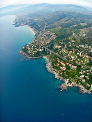 Vista aerea su caminia 