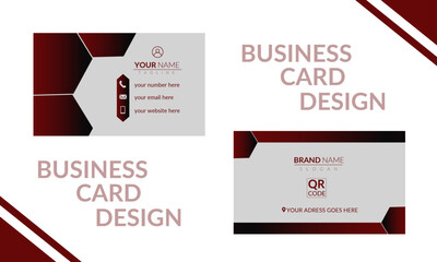Eye catching business card design for business natural food cosmetic product as well as business advertisement with organic background and easy flyer design for every business