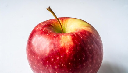 Red apple isolated on white background, clipping path, full depth of field