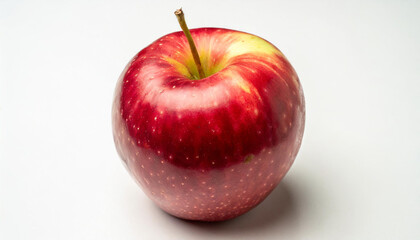 Red apple isolated on white background, clipping path, full depth of field