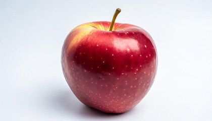 Red apple isolated on white background, clipping path, full depth of field