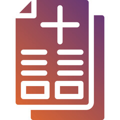 Obraz premium Health reports icon