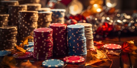 Gambling chips and cards in artistic composition perfect for casino concepts. Concept Casino, Gambling, Cards, Chips, Artistic Composition