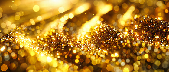 A festive aura envelops the holiday season, where golden glimmers and soft bokeh create a magical...