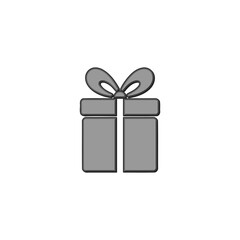 Gift box icon isolated on transparent background