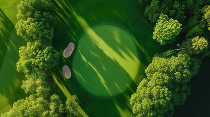 A Drone View of the Golf Court 
