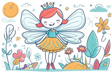 Smiling tooth fairy