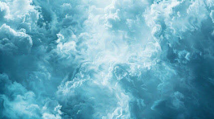 Magic sky texture. Watercolor light blue.