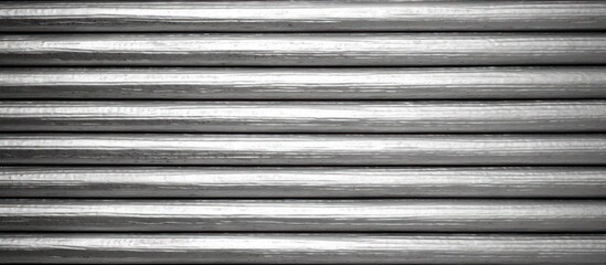 Obraz premium aluminum silver bamboo shape background