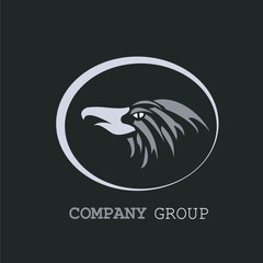 Vector Illustration : Eagle Logo,Vector Logo Template