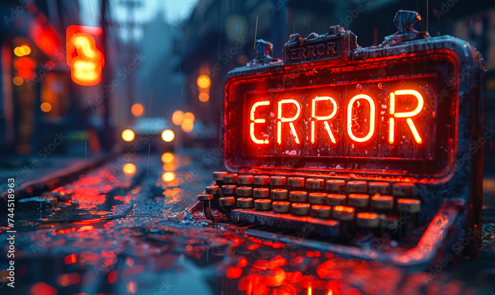 Poster error message displayed due to technical difficulties in processing visual data, indicating a need f