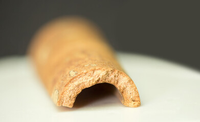 Weathered Beauty: A Close-Up of a Cinnamon Macro