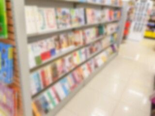 Abstract Blur Book Bookshelves Bookstore 7