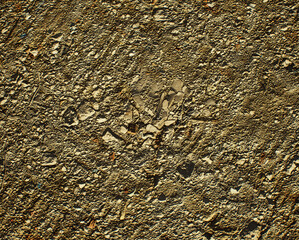 Ground surface with construction rubble. - 744525539